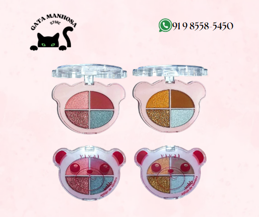 Estojo de Sombra Teddy Vivai