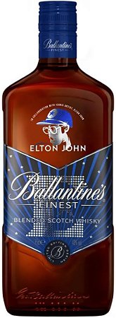 Whisky Ballantine's Finest Edição Limitada Elton John 750ml