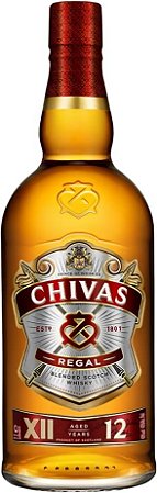 Whisky Chivas Regal 12 anos Blended Escocês 1L