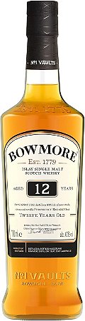 Whisky Scotch Bowmore 12 anos 750ml