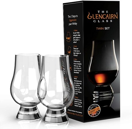 Glencairn Copo de Whisky conjunto com 2 copos