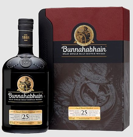 Whisky Bunnahabhain 25 anos 700ml