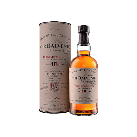 Whisky Balvenie Pedro Ximénez Cask 18 Anos 700ml