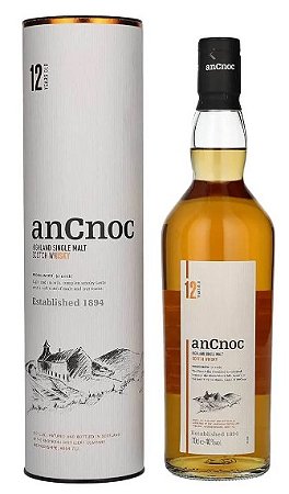 Whisky Ancnoc 12 Anos 700ml Single Malt
