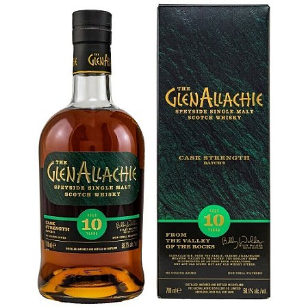 Whisky Glenallachie 10 Anos Cask Strength Batch 9 700ml