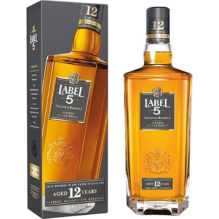 Whisky Label 5 12 Anos Premium Reserve 750ml