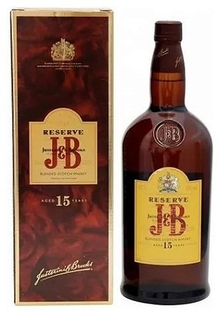 Whisky Reserve J&b Blended Scotch Whisky 15 Anos 1L
