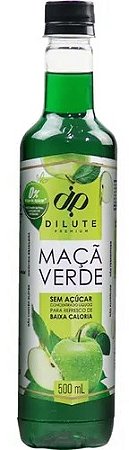 Dilute Xarope Maçã Verde Sem Açúcar 500ml
