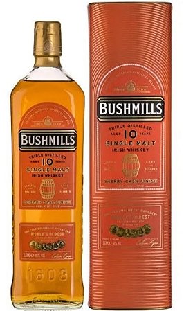 Whisky Bushmills 10 Anos Sherry Cask Finish 1L