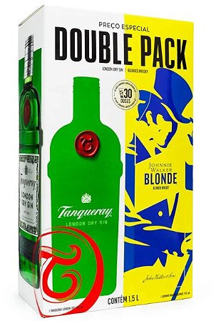 Kit Johnnie Walker Blonde Whisky 750ml + Tanqueray Gin 750ml
