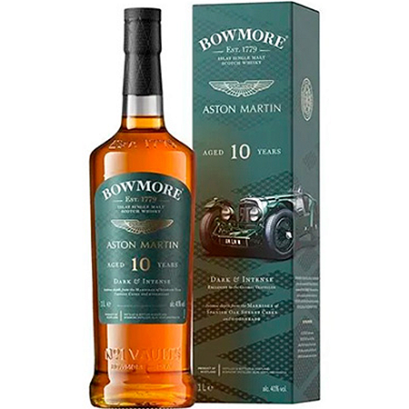 Whisky Bowmore 10 Anos Aston Martin Dark & Intense 1L