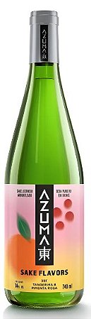 Sake Flavors Azuma Tangerina E Pimenta Rosa 740ml