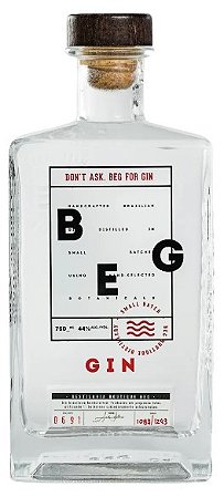 Gin BEG Brazilian Boutique London Dry 750ml