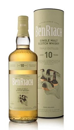Whisky Benriach 10 Anos Triple Distilled 700ml