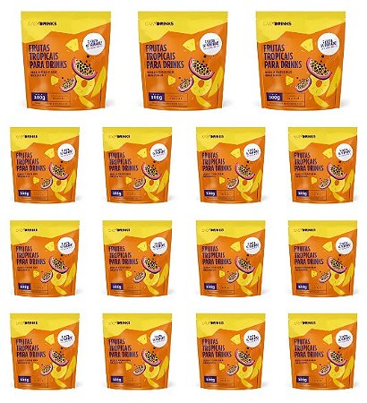 Kit 15x Preparos Para Drinks De Frutas Tropicais 100g Easy Drinks