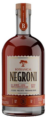 Negroni Bothanical 750ml Campari Cinzano Rosso Gin