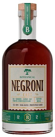 Bothanical Negroni Com Café Campari Cinzano Gin Café