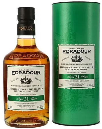 Whisky Edradour 21 Anos Cask Strength Bourbon 700ml