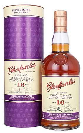 Whisky Glenfarclas 16 Anos Sherry 700ml