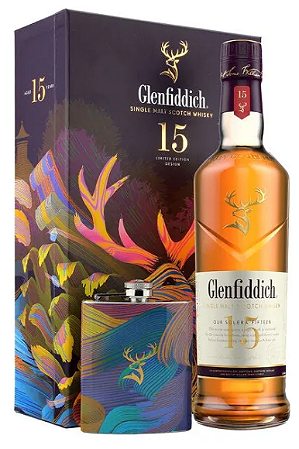Whisky Glenfiddich 15 Anos Limited Edition Design 700ml