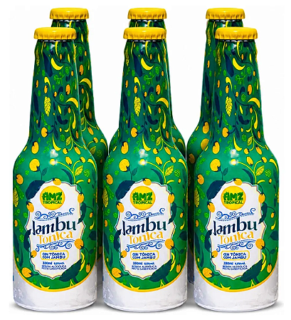 Pack 6x Drink Jambu Tonica 330ml AMZ Tropical
