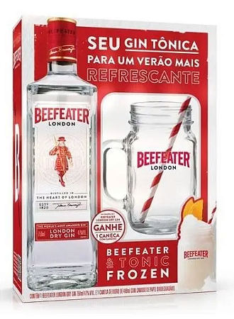Kit Summer Gin Beefeater 750ml + Caneca