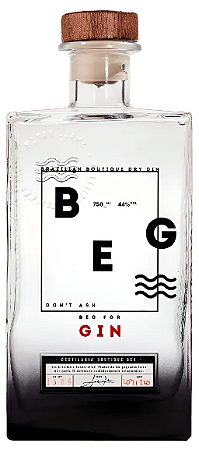 Gin BEG Brazilian Boutique Dry 750ml Fume