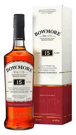 Whisky Bowmore 15 Anos Sherry Cask Finish 700ml