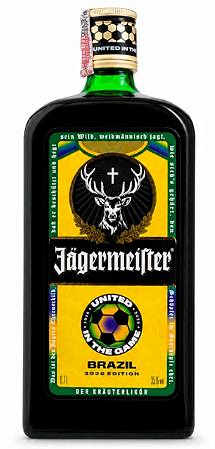 Licor Jägermeister Brazil Limited Design Edition 700ml