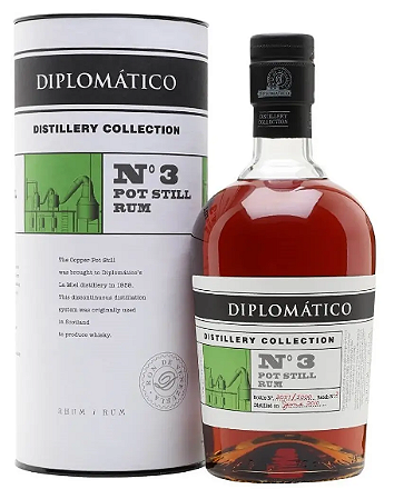 Rum Diplomático No.3 Pot Still Rum 700ml