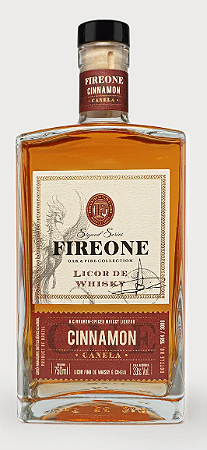 Licor Fire One Whisky Blended e Canela 750ml