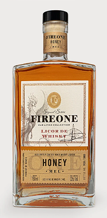 Licor Fire One Whisky Blended e Mel 750ml