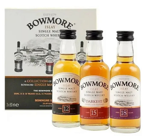 Kit Whisky Bowmore Collection 3x50ml