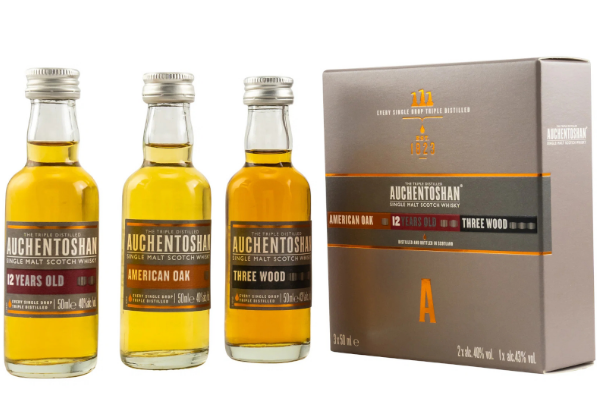 Kit Whisky Auchentoshan Collection 3x50ml