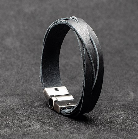 PULSEIRA TRANÇADA PRETA
