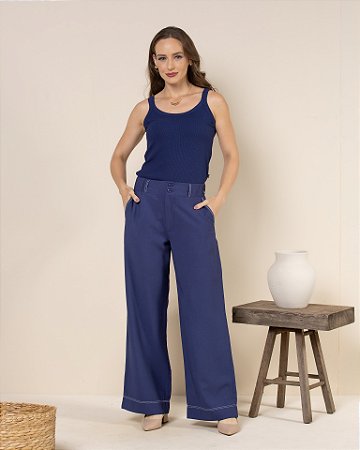 REGATA MALHA CANELADA CAVADA