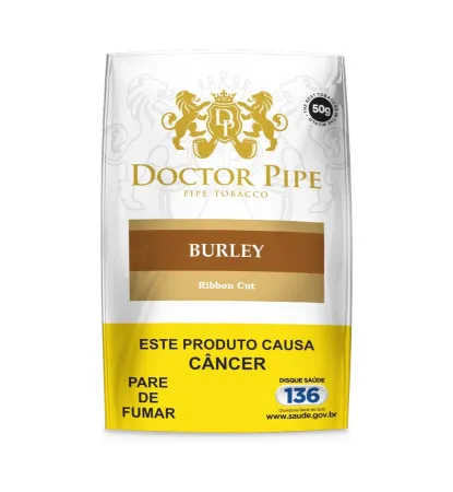 Fumo para cachimbo Doctor Pipe Burley pacote com 50 gramas