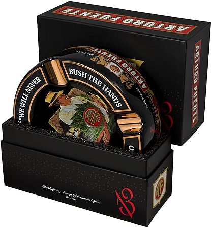 Arturo Fuente Cinzeiro de charuto Hands Of Time (OpusX Oscuro Preto)