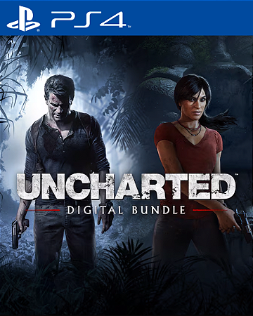 Bundle UNCHARTED 4: A Thief's End e UNCHARTED: The Lost Legacy PS4 Mídia Digital