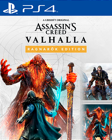 ASSASINS CREED VALHALLA RAGNAROK EDITION PS4 MÍDIA DIGITAL