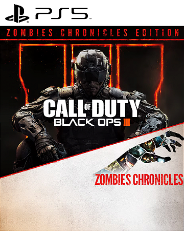 Call of Duty Black Ops 3 Zombies Chronicles PS5 Mídia Digital