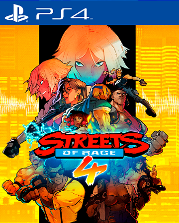 Streets of Rage 4 PS4 Mídia Digital