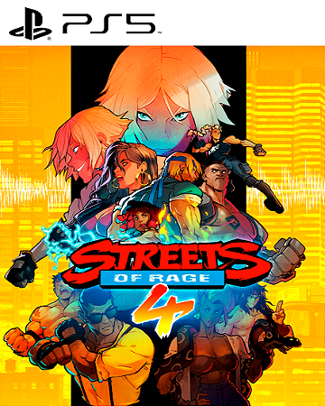 Streets of Rage 4 PS5 Mídia Digital