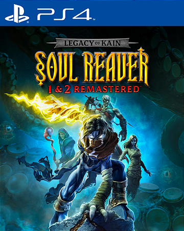 Legacy of Kain Soul Reaver 1&2 Remastered Ps4 Mídia Digital