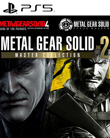 METAL GEAR SOLID: MASTER COLLECTION Vol.2 PS5 Mídia Digital