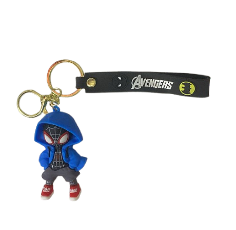 CHAVEIRO 3D - PERSONAGENS - HOMEM ARANHA COM GORRO AZUL