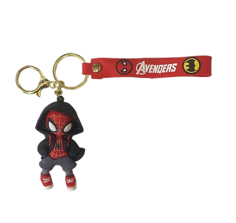 CHAVEIRO 3D - PERSONAGENS - HOMEM ARANHA COM GORRO PRETO