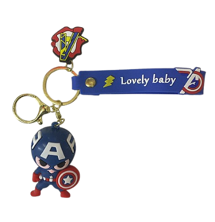 CHAVEIRO 3D - PERSONAGENS - CAPITÃO AMÉRICA (LOVELY BABY)