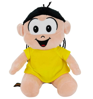 PELÚCIA MAGALI 27CM SENTADO - TURMA DA MÔNICA