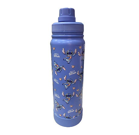 GARRAFA TÉRMICA AZUL STITCH - MODELO 1 - 800ML